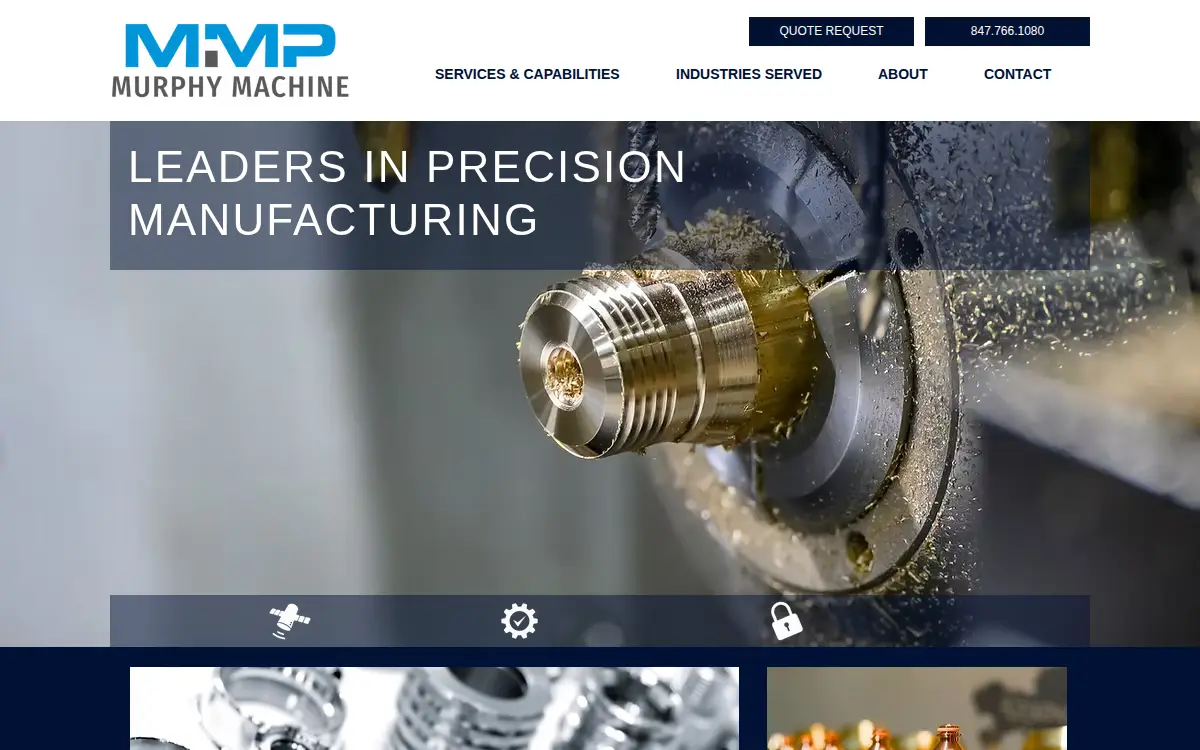 Homepage of Murphy Machine Products, INC.