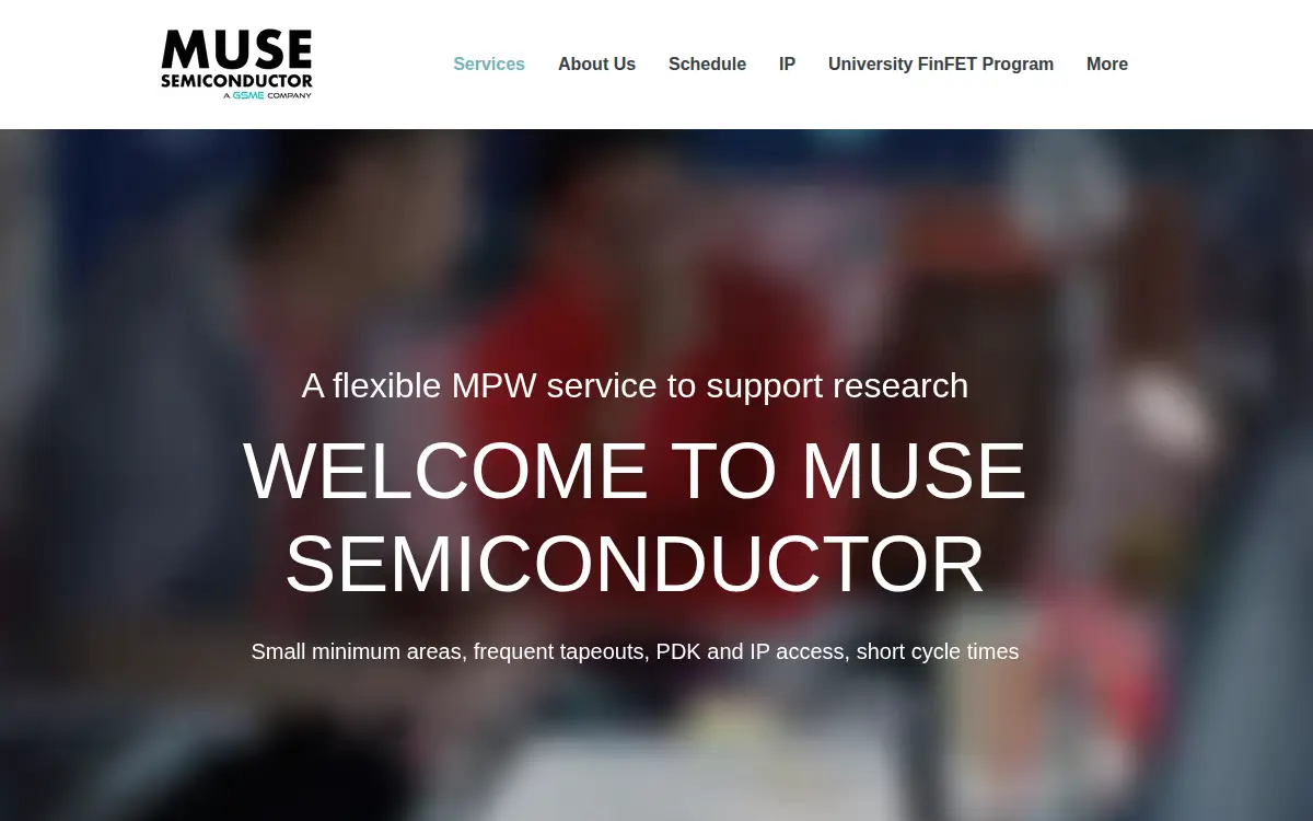 Homepage of Muse Semiconductor LLC