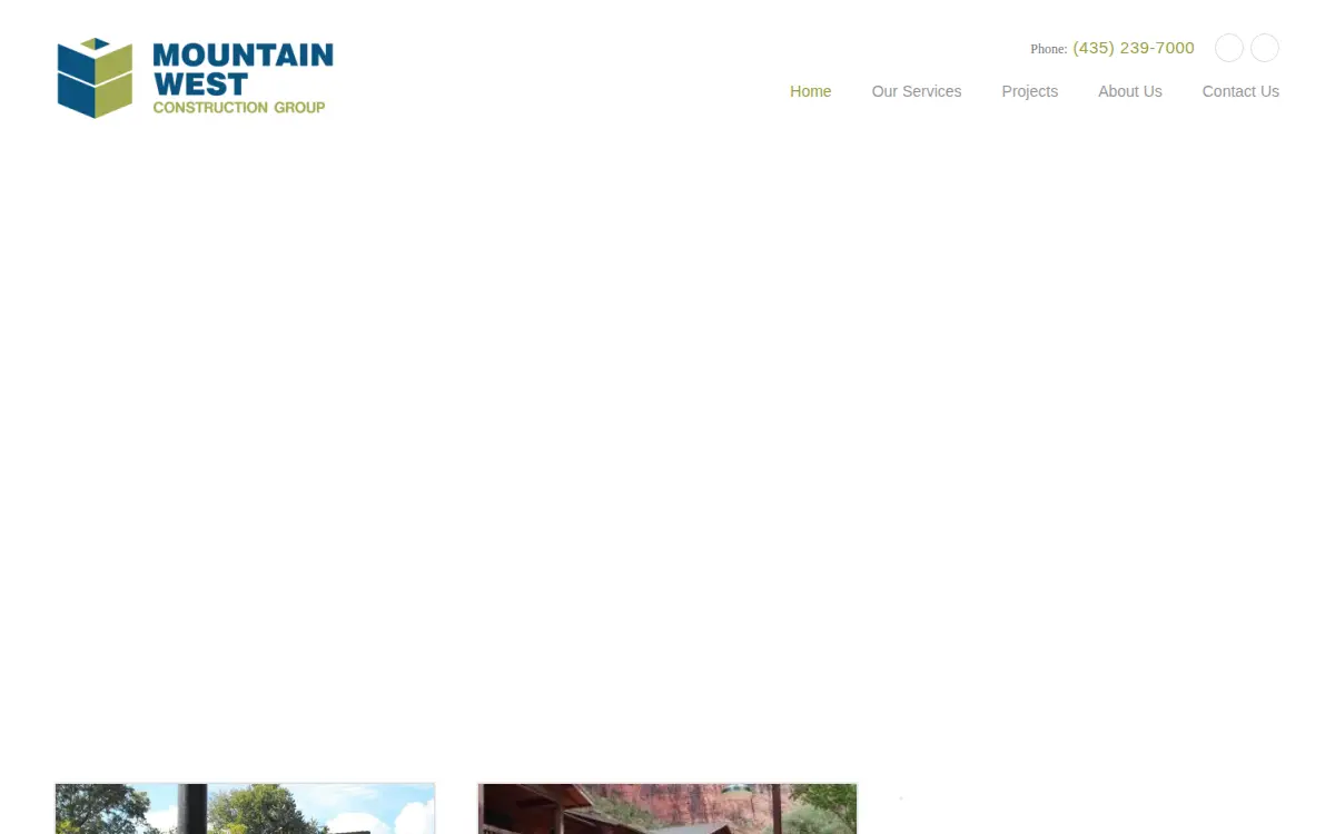 Homepage of Mountain West Precast LLC