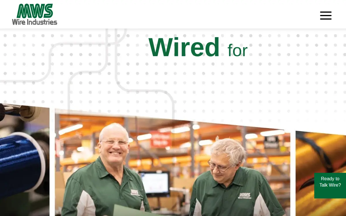 Homepage of Mws Precision Wire Industries, INC.