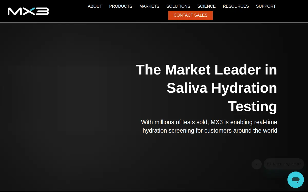 Homepage of Mx3 Diagnostics, INC.