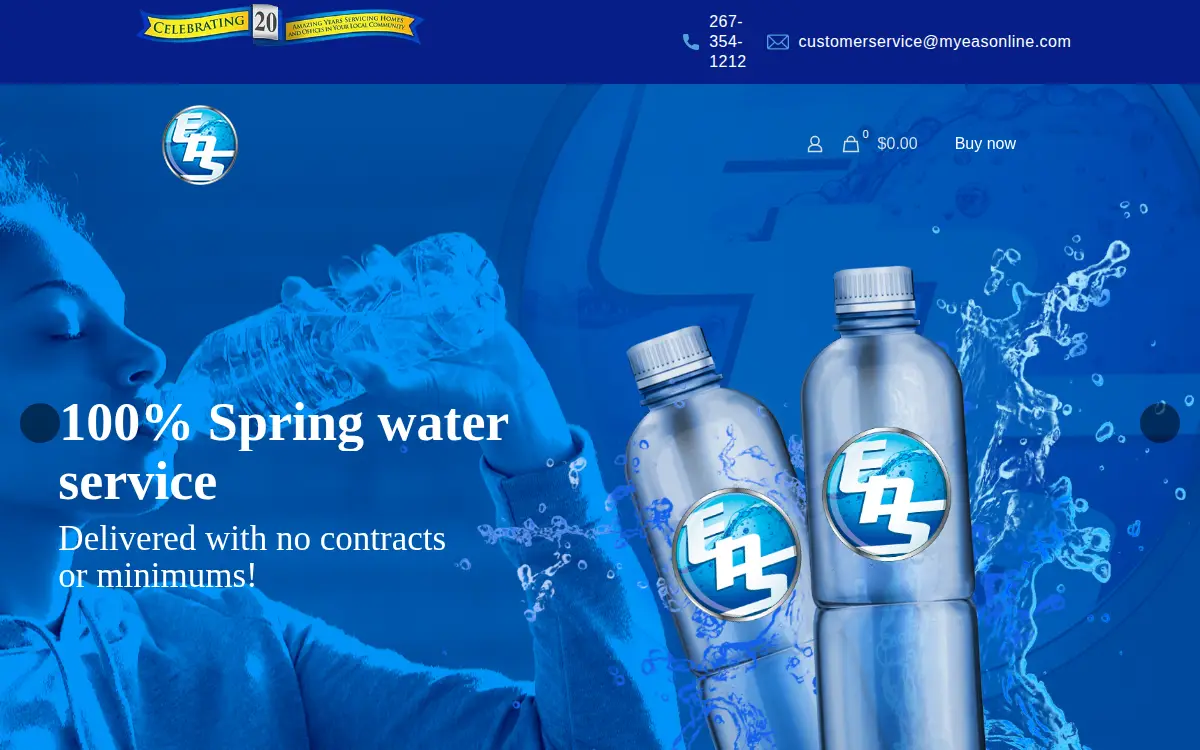 Homepage of Eas Water Coffee Paper INC