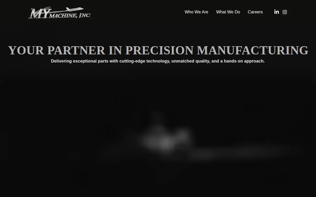 Homepage of My Machine, INC.