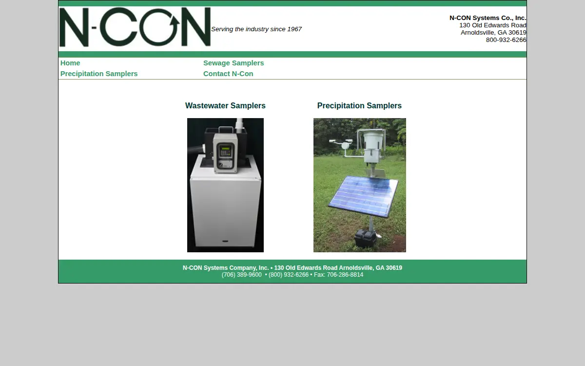 Homepage of N-con Systems Company, INC.