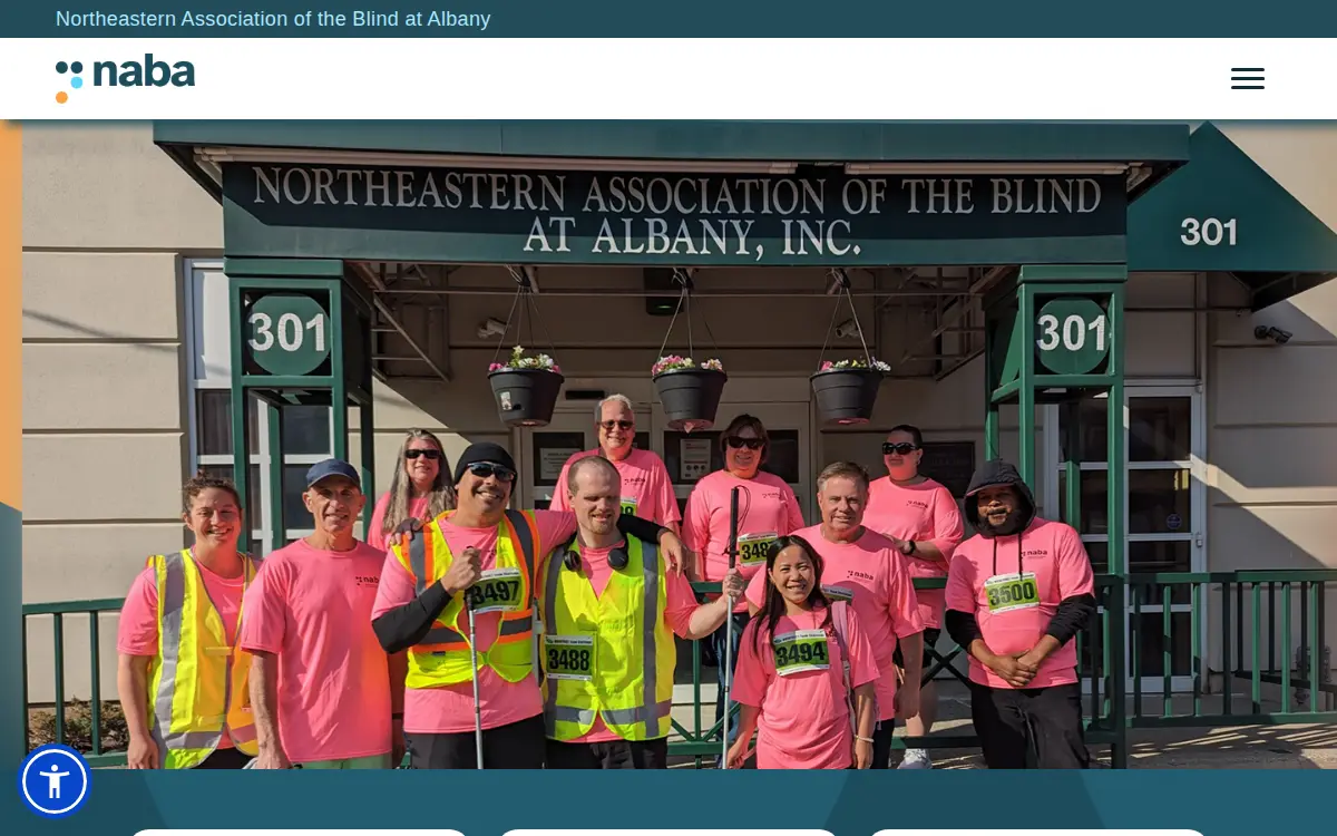 Homepage of Northeastern Association of the Blind at Albany, INC.