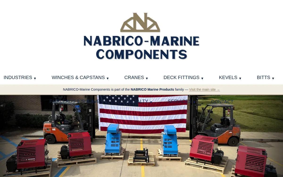 Homepage of Arcosa Marine Products INC