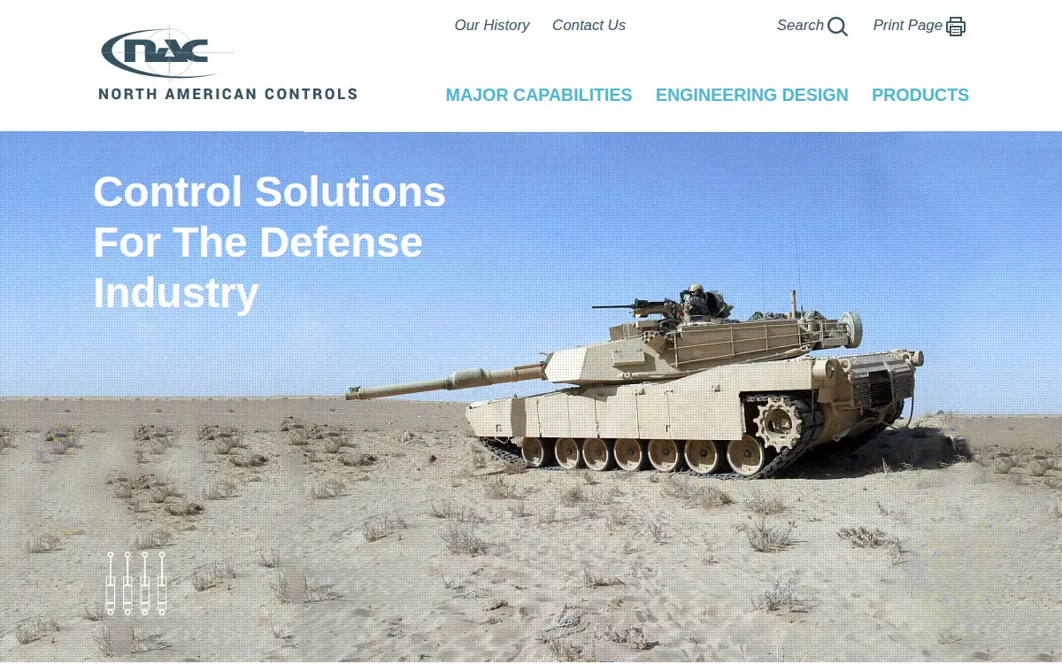 Homepage of North American Controls INC