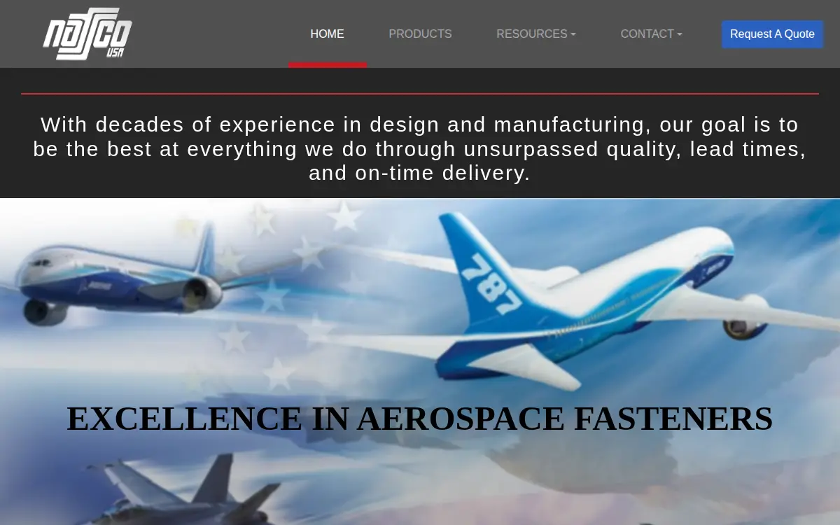 Homepage of Nafco USA LLC
