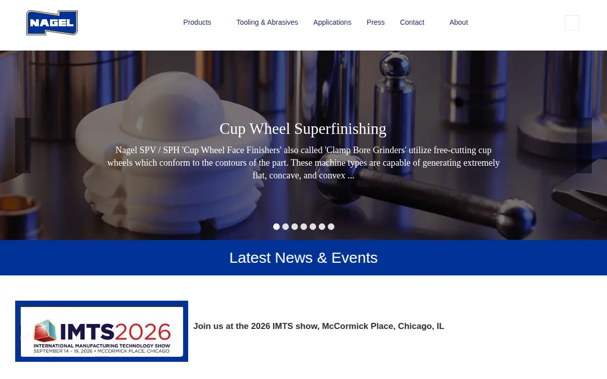 Homepage of Nagel Precision INC