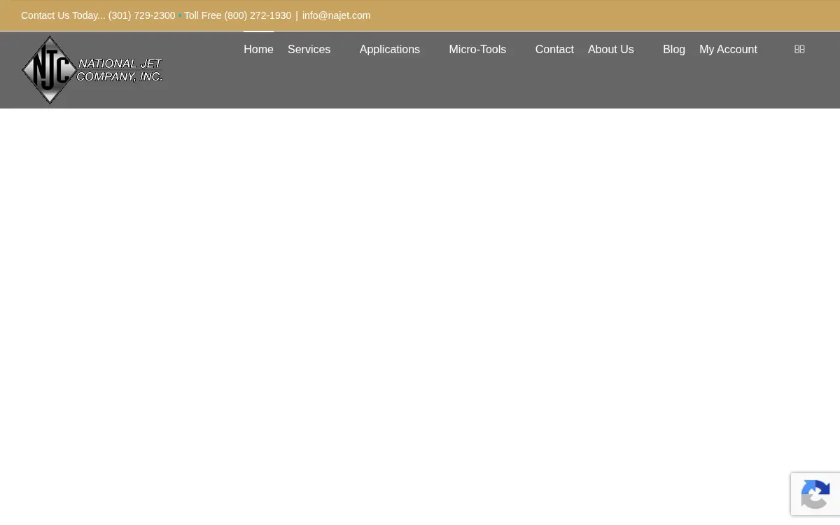 Homepage of National Jet Company, INC.