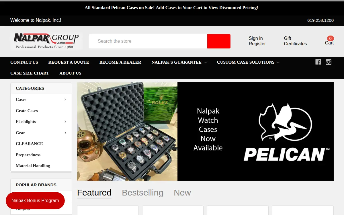 Homepage of Nalpak INC