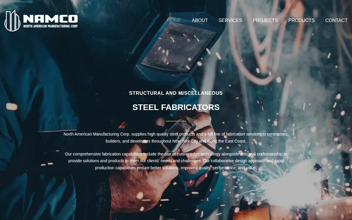 Homepage of North American Manufacturing CORP