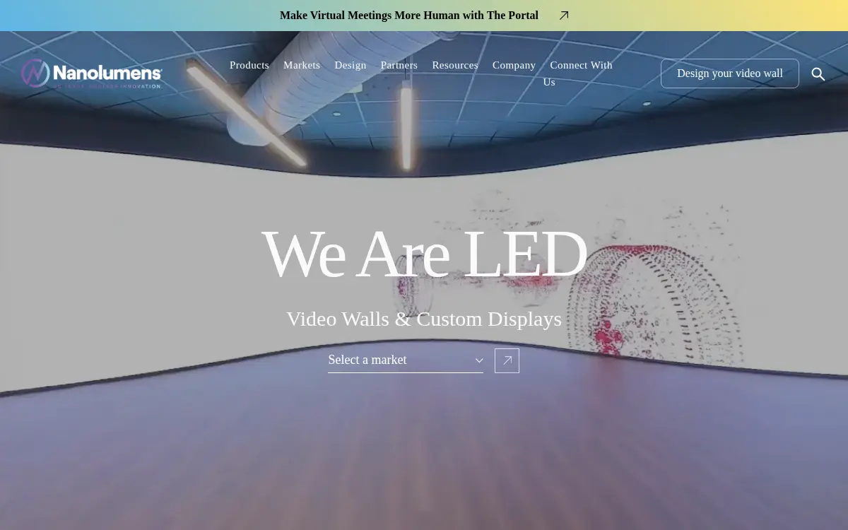 Homepage of Nanolumens, INC