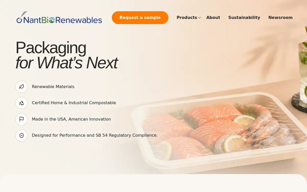 Homepage of Nantbiorenewables Al, LLC