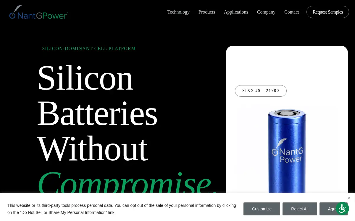 Homepage of Nantg Power LLC