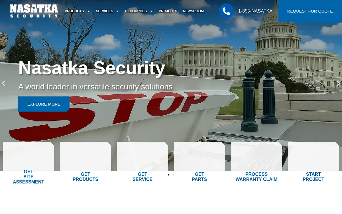 Homepage of Nasatka Barrier, Incorporated