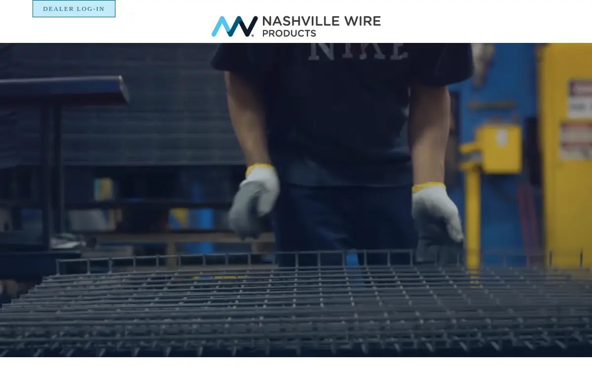 Homepage of Nashville Wire Products Manufacturing Co, LLC