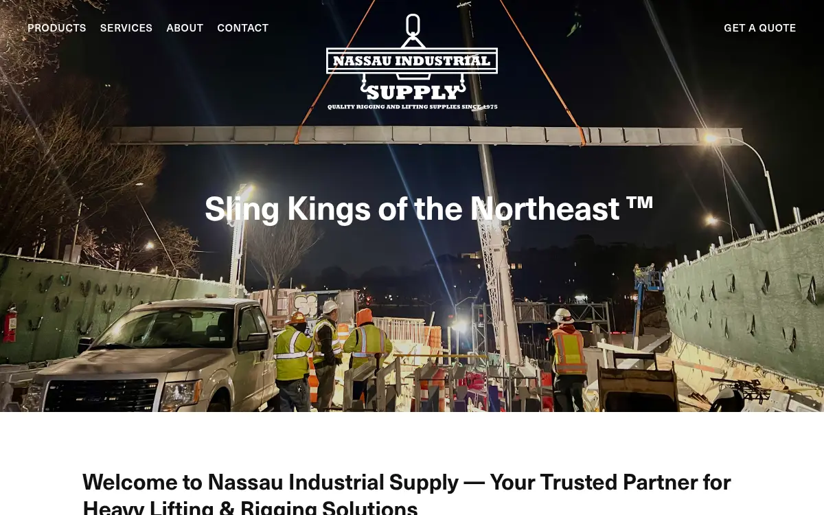Homepage of Nassau Industrial Supply, INC.