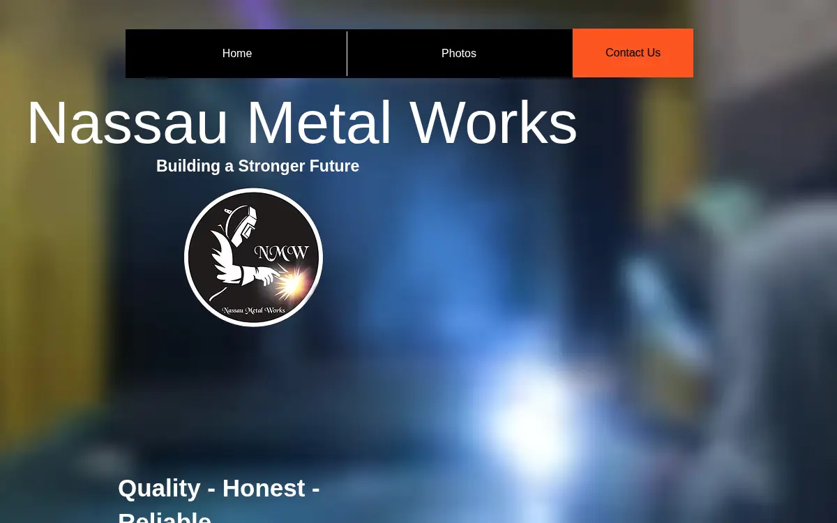 Homepage of Nassau Metal Works LLC