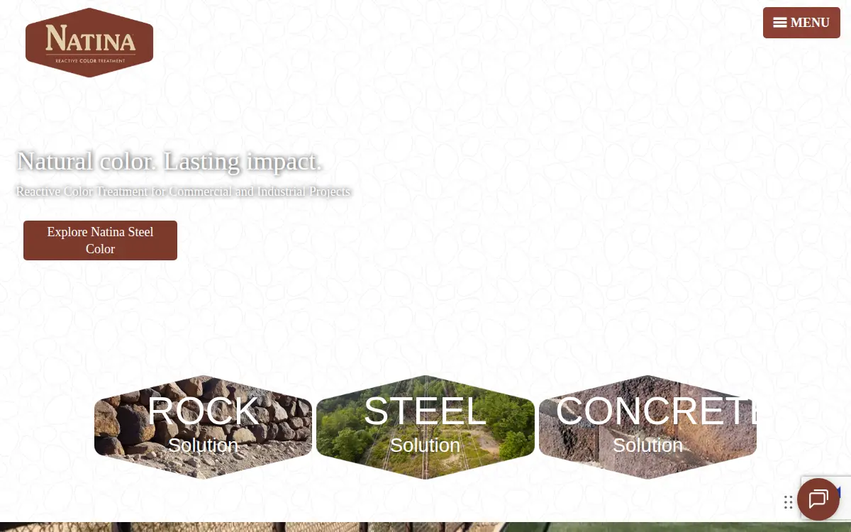 Homepage of Natina Products LLC