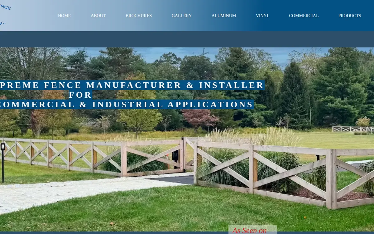 Homepage of National Fence Systems INC.
