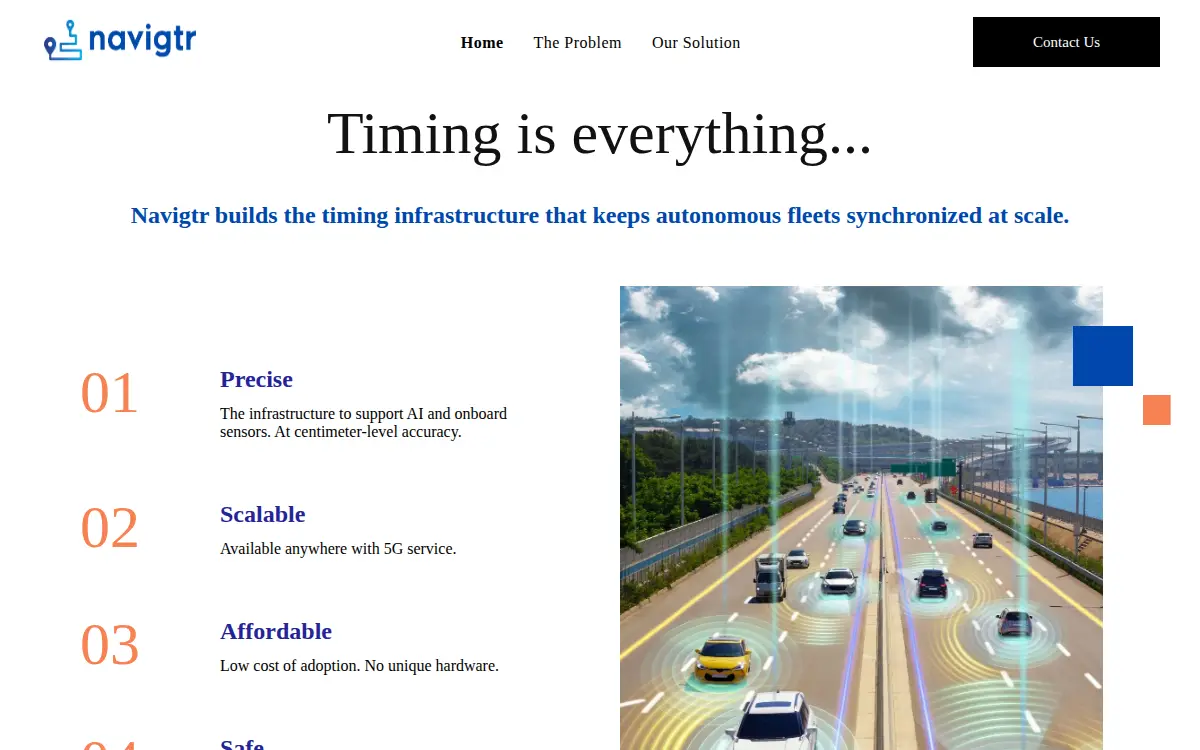 Homepage of Navigtr INC