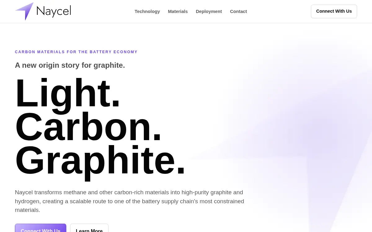 Homepage of Naycel Systems INC.