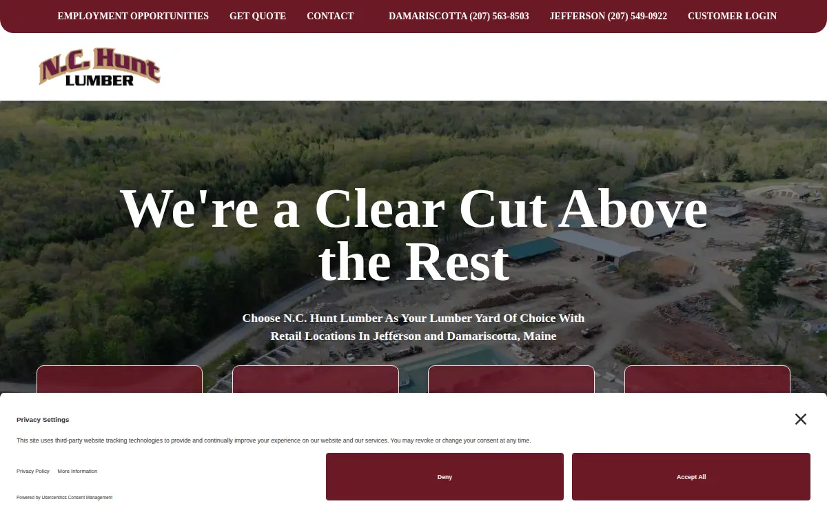 Homepage of Nc Hunt INC