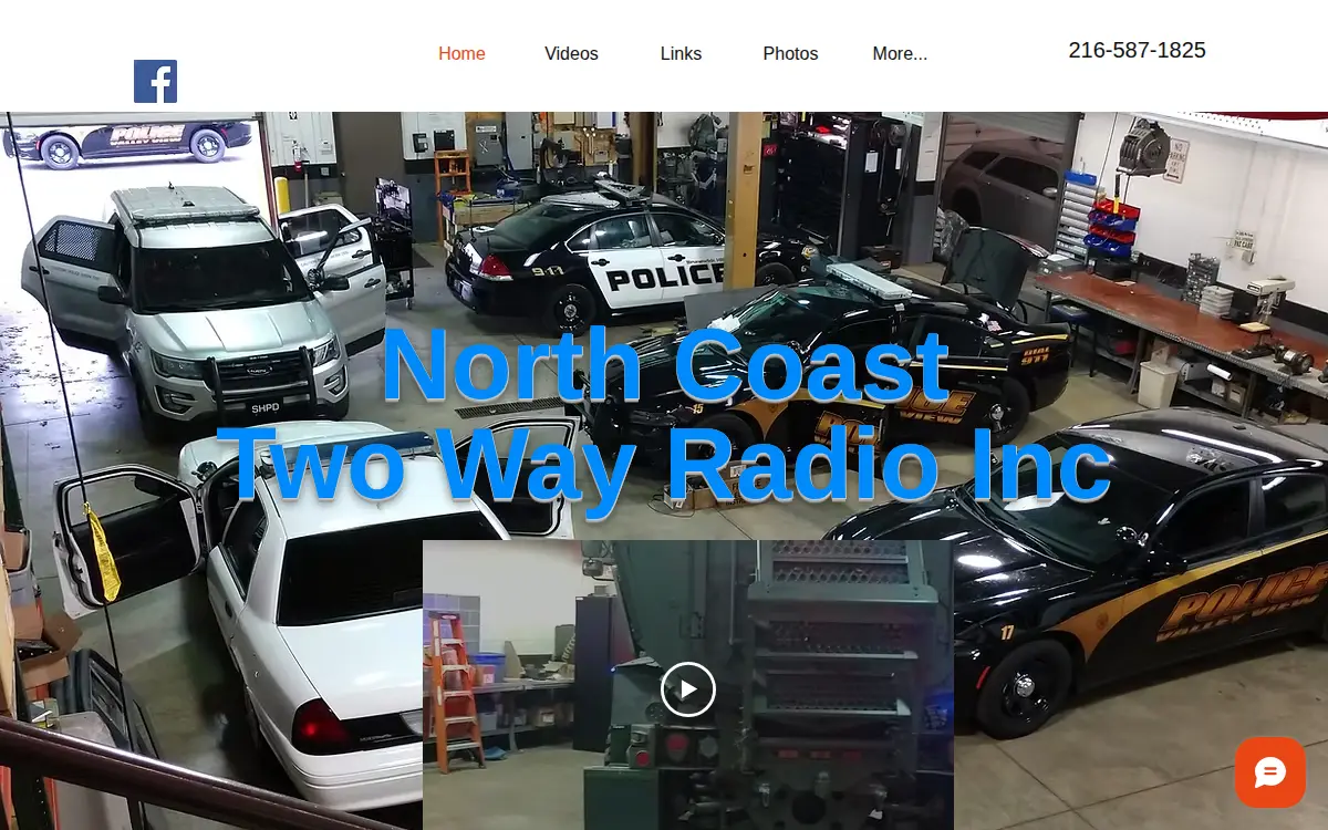 Homepage of North Coast Two Way Radio LLC