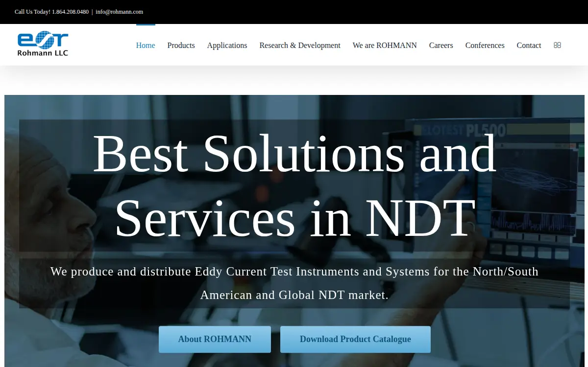 Homepage of Rohmann LLC