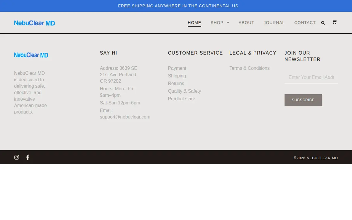 Homepage of Nebuclear Md INC