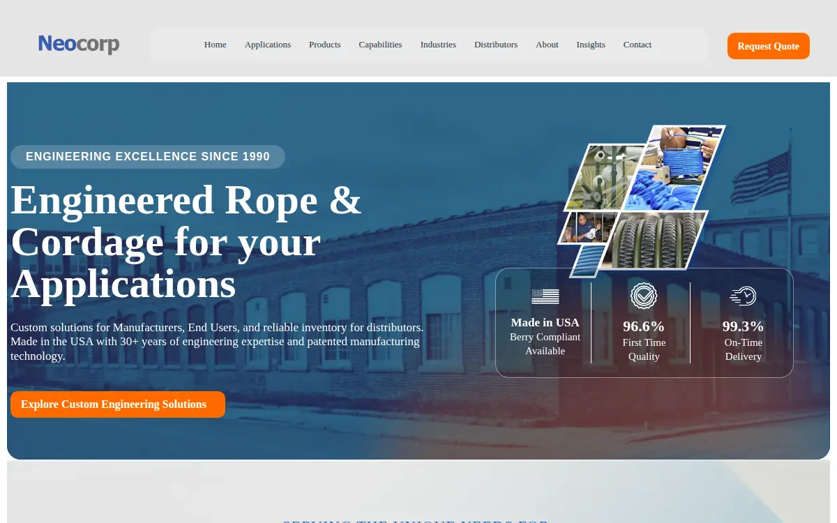Homepage of New England Overseas Corporation