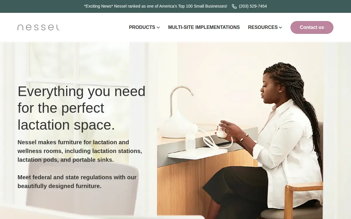 Homepage of Nessel LLC