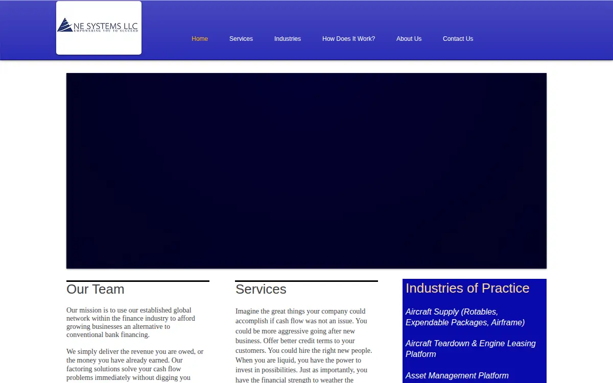 Homepage of Ne Systems LLC