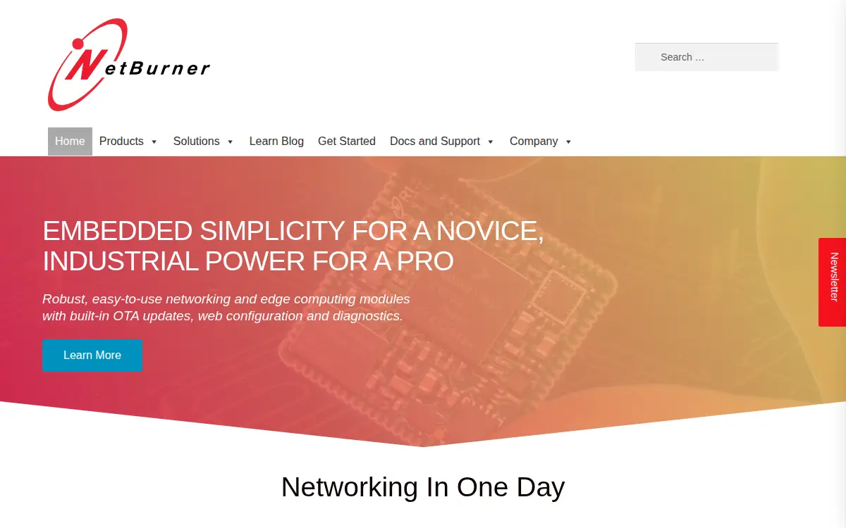 Homepage of Netburner