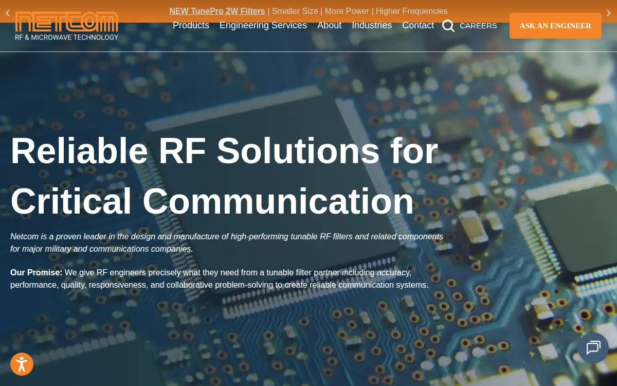 Homepage of Netcom, INC