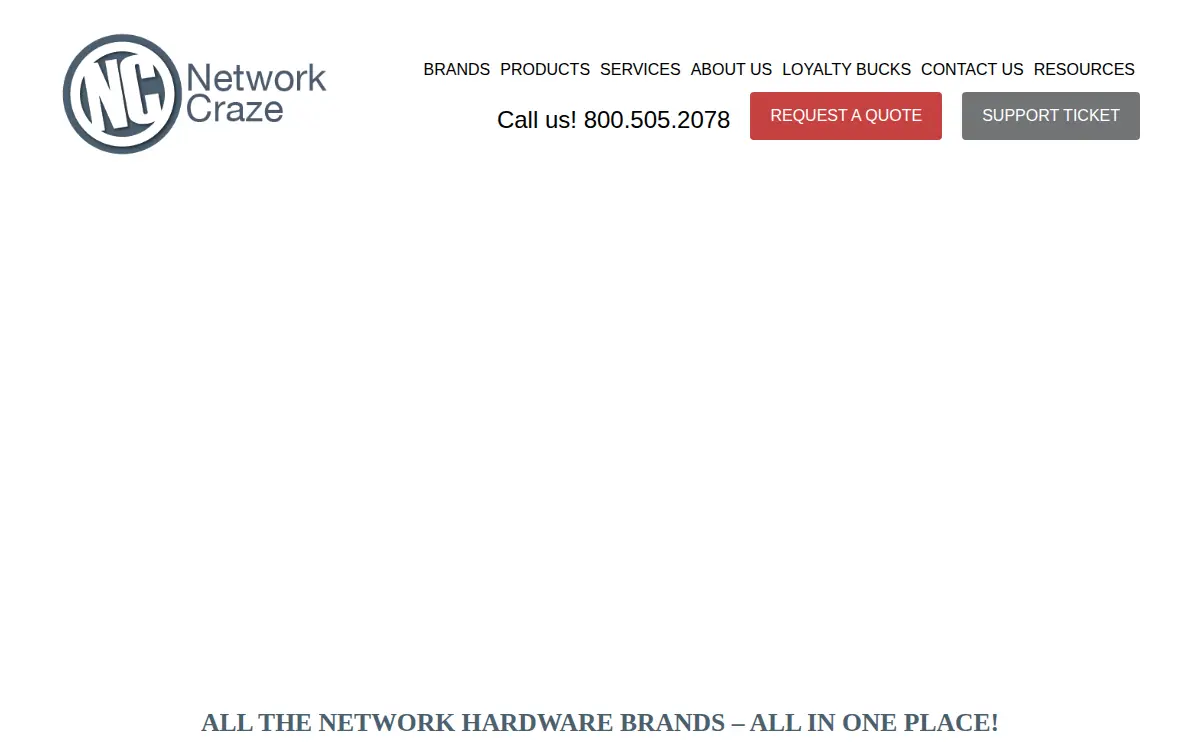 Homepage of Network Craze Technologies Incorporated