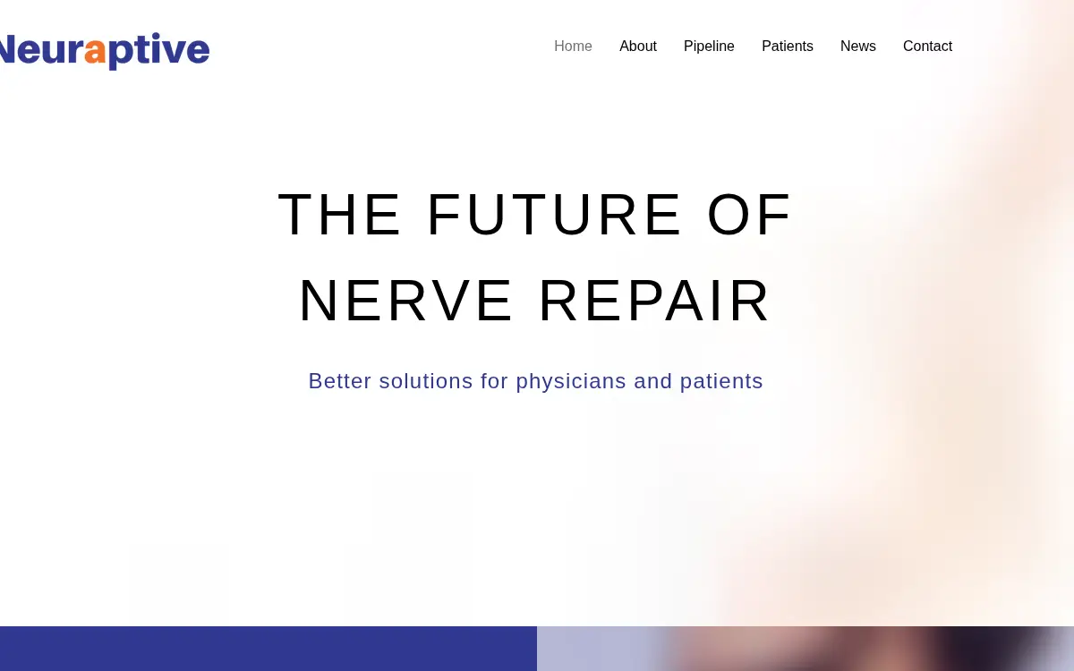 Homepage of Neuraptive Therapeutics, INC.