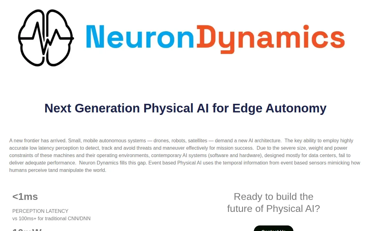 Homepage of Neuron Dynamics INC.