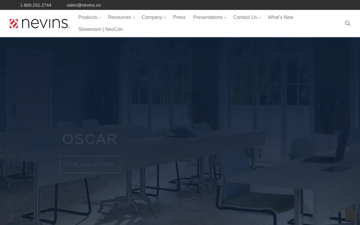 Homepage of Nevins LLC