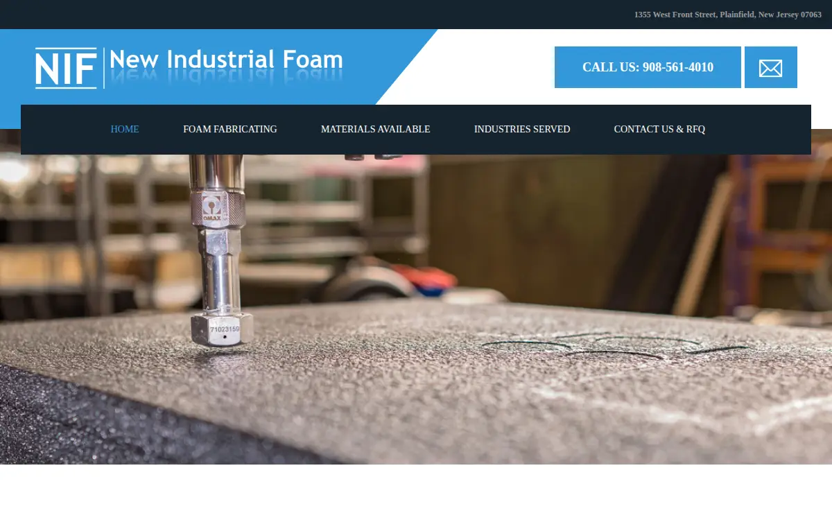 Homepage of New Industrial Foam CORP
