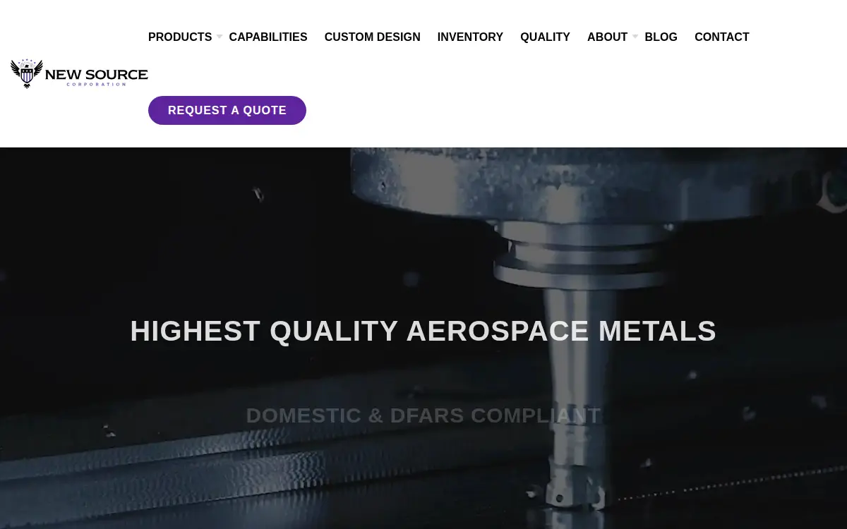 Homepage of New Source Corporation