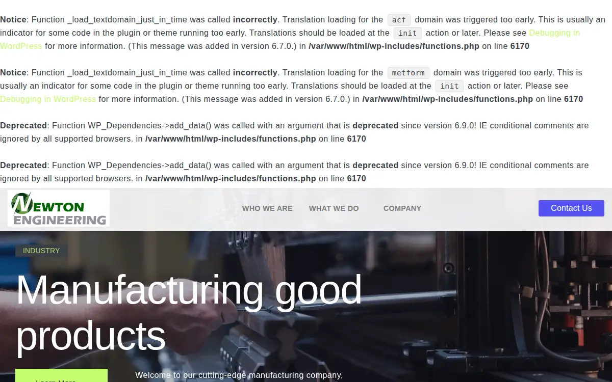 Homepage of Newton Engineering