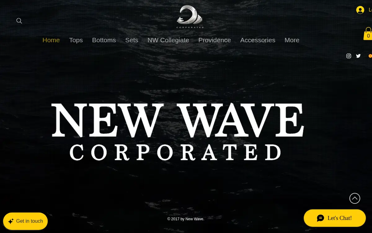 Homepage of New Wave Corporated LLC