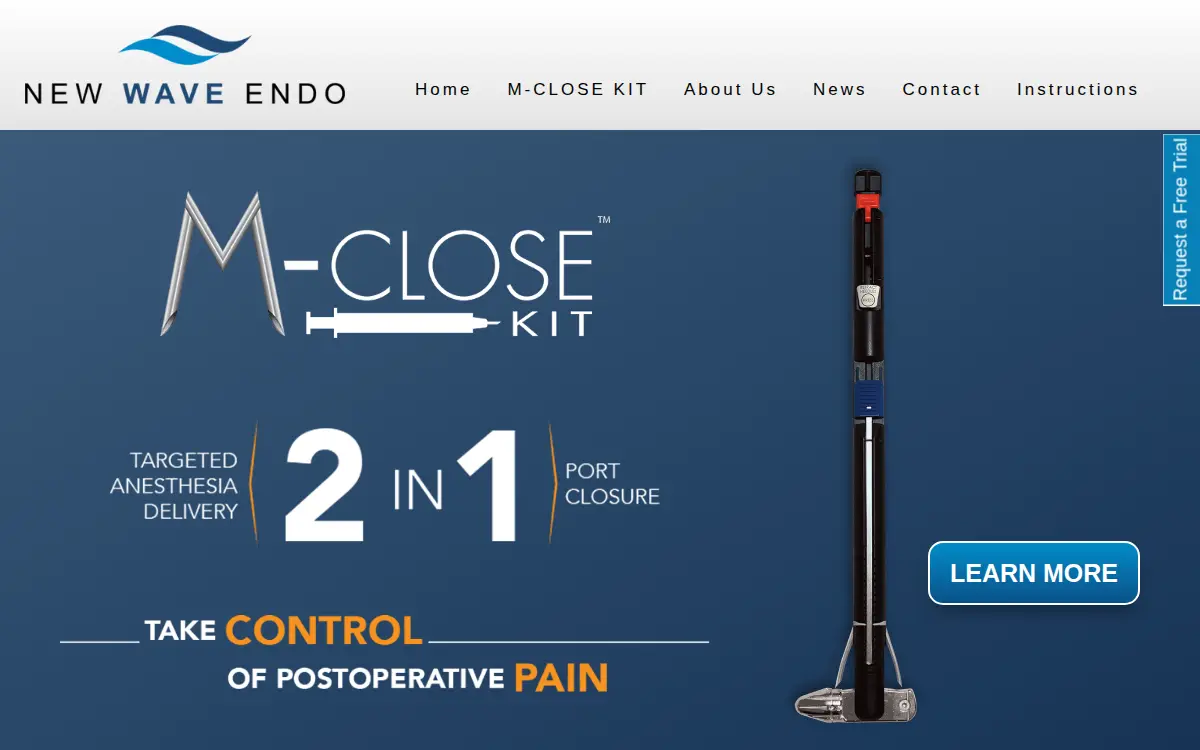 Homepage of New Wave Endo-surgical CORP.