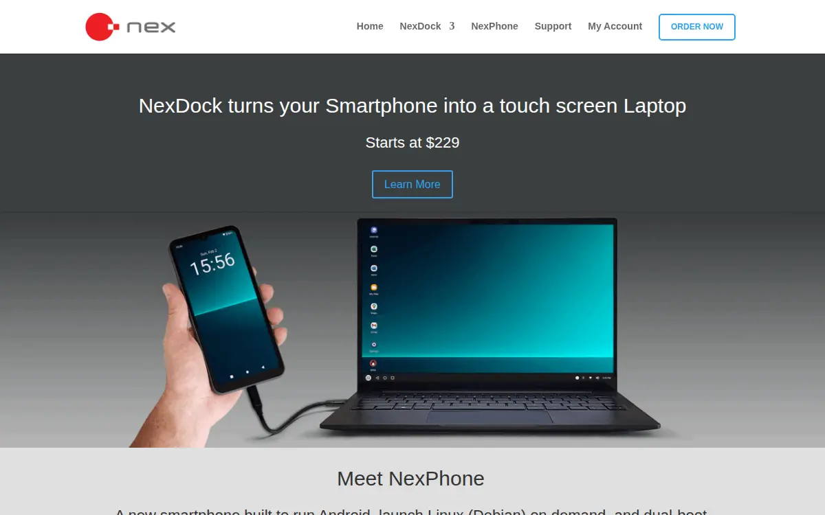 Homepage of Nex Computer LLC