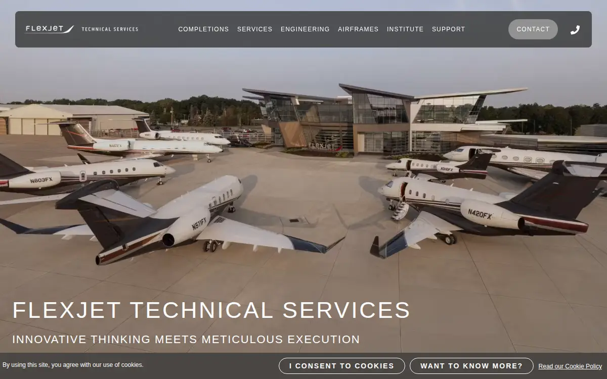 Homepage of Nextant Aerospace LLC