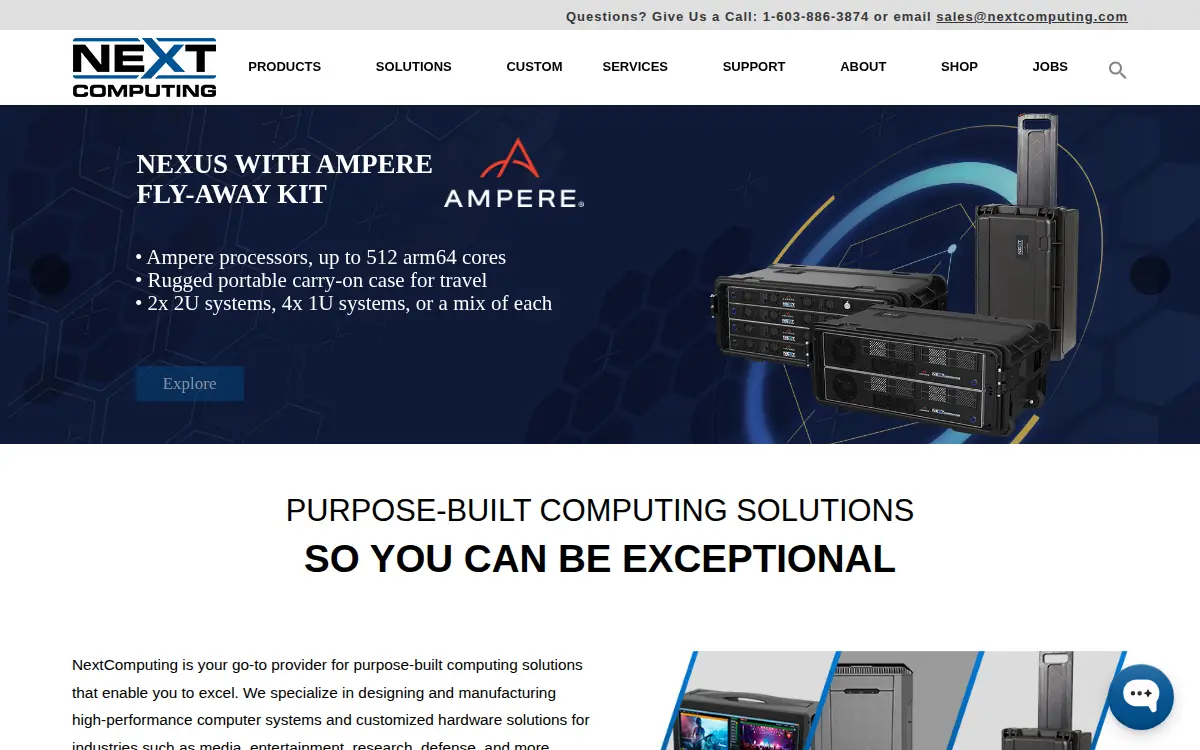 Homepage of Nextcom LLC