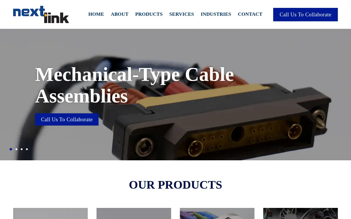 Homepage of Next Link Technology, INC.