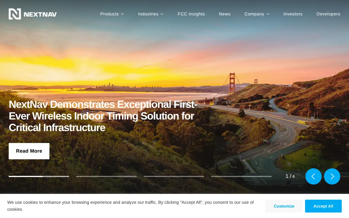 Homepage of Nextnav, LLC